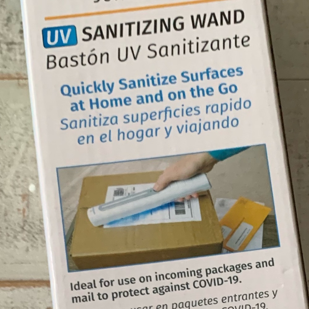 New UV Sanitizer Wand Portable Suncatcher Brand Sanitizing Tool Kills Germs 99%